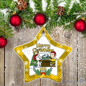 La Salle Explorers Ceramic Ornament Snoopy Christmas Special Gift image La Salle Explorers Ceramic Ornament Snoopy Christmas Special Gift Product Photo 2