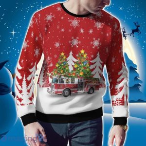 Lancaster South Carolina Lancaster County Fire Service AOP Ugly Sweater Christmas Holidays Gift Product Photo 2