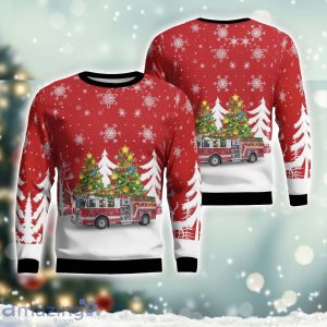 Lancaster South Carolina Lancaster County Fire Service AOP Ugly Sweater Christmas Holidays Gift Product Photo 1