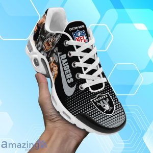 Las Vegas Raiders Air Cushion Sport Shoes With Custom Name image Las Vegas Raiders Air Cushion Sport Shoes With Custom Name Product Photo 2