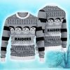 Las Vegas Raiders Christmas Reindeer Pattern Limited Edition Ugly Sweater