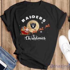 Las Vegas Raiders Christmas T-Shirt - Black T-Shirt