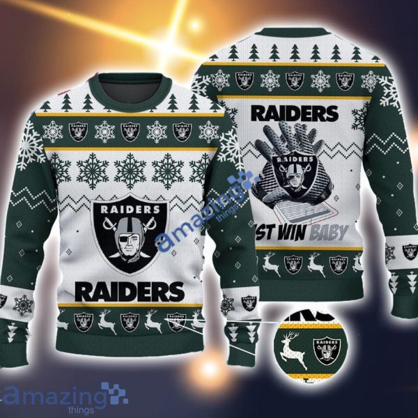 Raiders hotsell green sweater