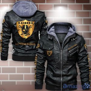 Las Vegas Raiders Leather Jacket For Fans Product Photo 1