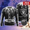 Las Vegas Raiders NFL Football Custom Name Ugly Christmas Sweater