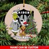 Las Vegas Raiders Raiders Nation Ornament Custom Name