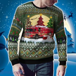 Laytonsville Montgomery County Maryland Laytonsville District Volunteer Fire Department Christmas Ugly Sweater Christmas Holidays Gift Product Photo 2