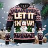 Let It Snow Ugly Christmas Sweater Style Gift For Men And Women