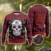 LIGA MX Atletico San Luis Special Sugar Skull Ugly Chriatmas Sweater Christmas Gift Holiday