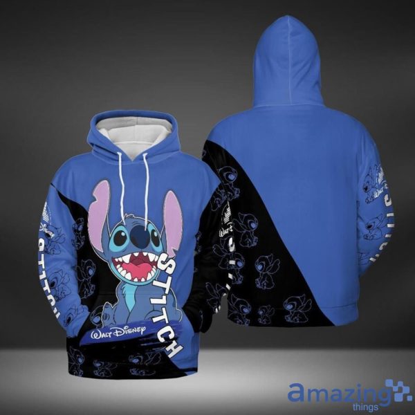 Black Disney Stitch Hoodie