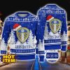 Limited Leeds United Premier League Ugly Christmas Sweater Christmas Hoilday Gift