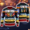 Live Long And Prosper Character Squares Ugly Christmas Sweater Christmas Gifts Unisex