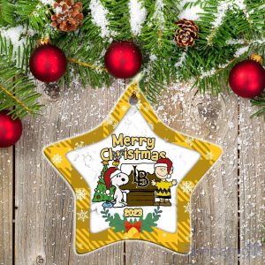 Long Beach State 49ers Ceramic Ornament Snoopy Christmas Special Gift image Long Beach State 49ers Ceramic Ornament Snoopy Christmas Special Gift Product Photo 2