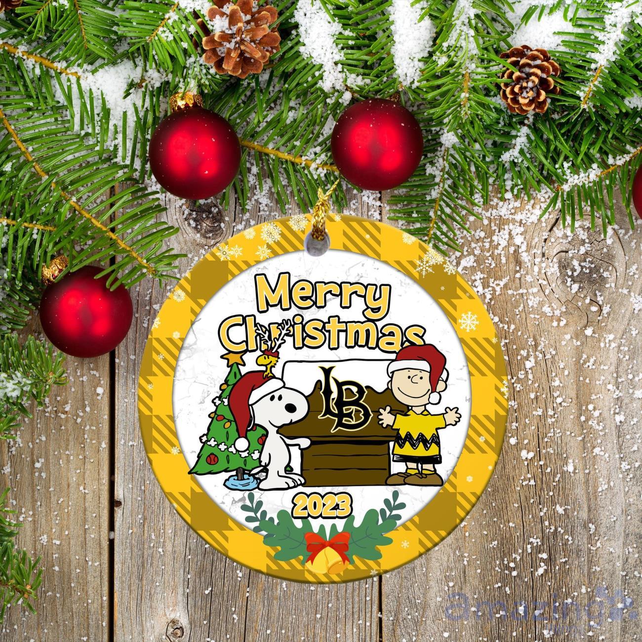 Long Beach State 49ers Ceramic Ornament Snoopy Christmas Special Gift image Long Beach State 49ers Ceramic Ornament Snoopy Christmas Special Gift Product Photo 1