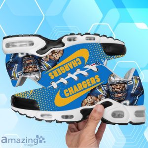 Los Angeles Chargers Air Cushion Sport Shoes With Custom Name Product Photo 1