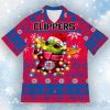 Los Angeles Clippers Baby Yoda Star Wars Christmas Hawaiian Shirt