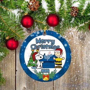 Los Angeles Dodgers Ceramic Ornament Snoopy Christmas Special Gift Product Photo 1