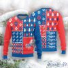 Los Angeles Dodgers Christmas Pine Trees Pattern New Style Knitted Sweater