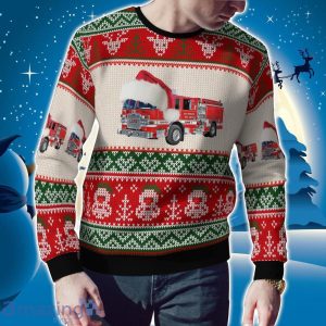 Los Angeles Fire Department Christmas AOP Ugly Sweater Christmas Gift Ideas Product Photo 2