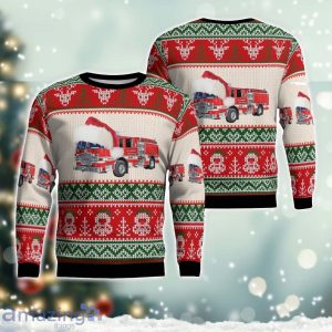 Los Angeles Fire Department Christmas AOP Ugly Sweater Christmas Gift Ideas Product Photo 1