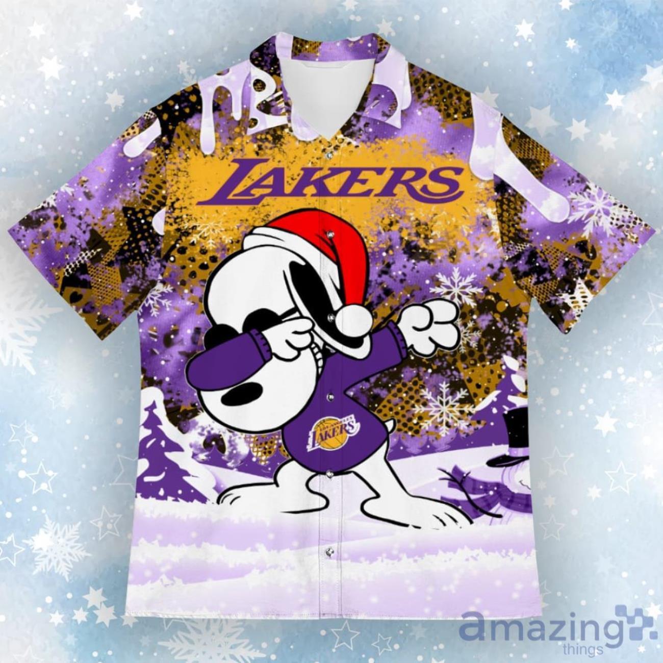 Lakers Straight Hem Purple T-Shirt L