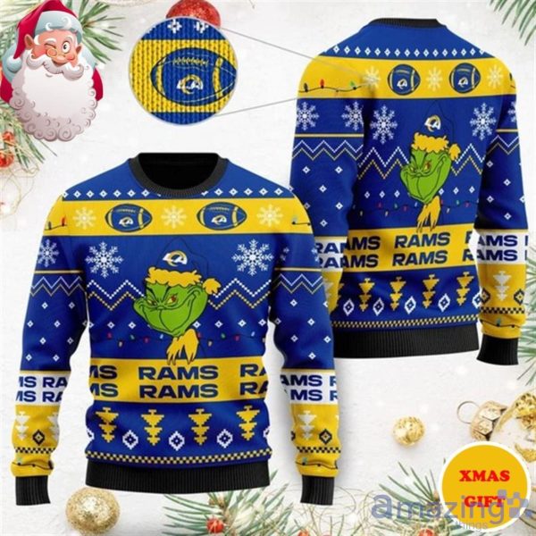 Los Angeles Rams Christmas Santa Claus Ugly Christmas Sweater