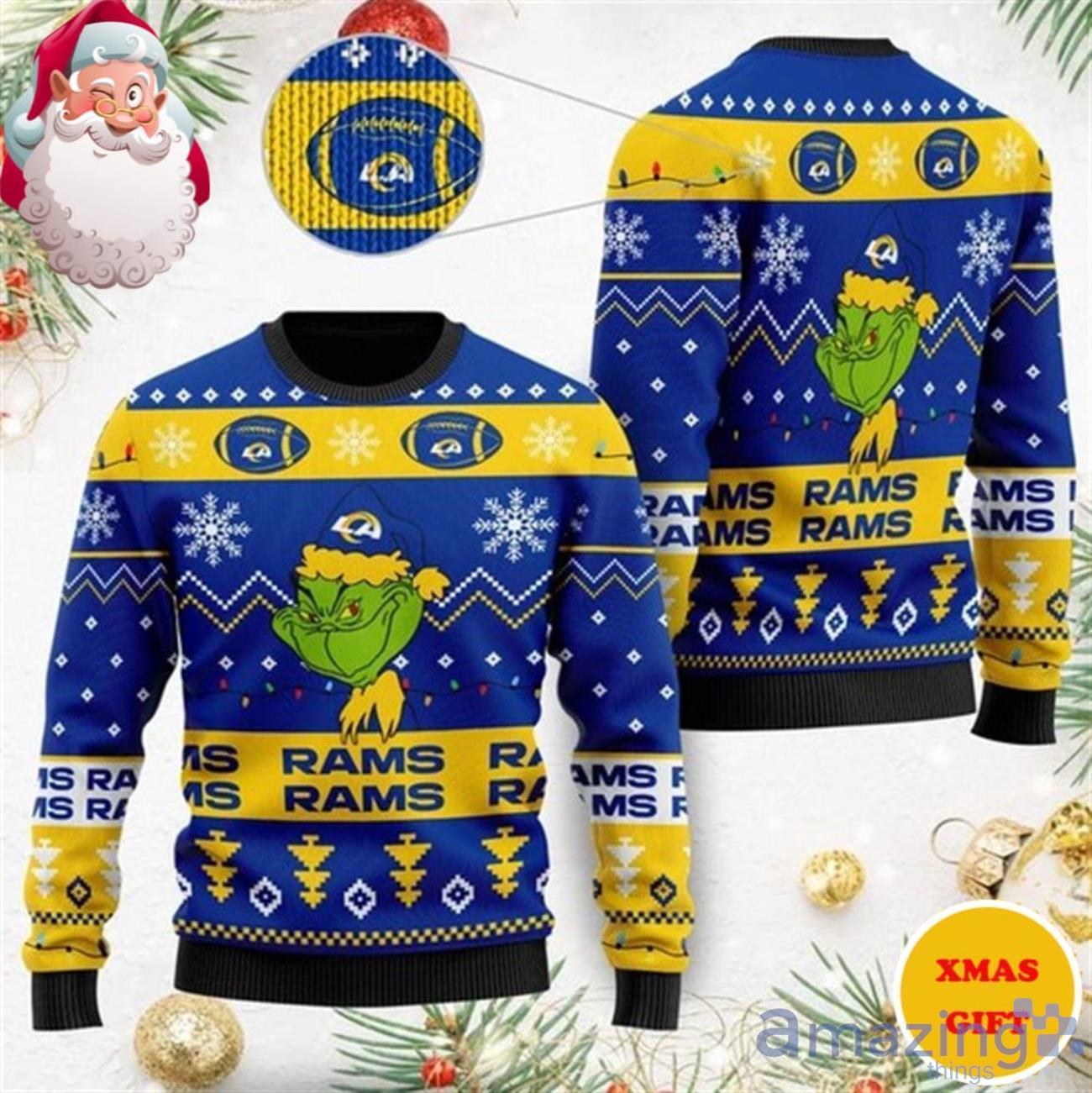 Cute Grinch American Football Seattle Seahawks Ugly Christmas Sweater