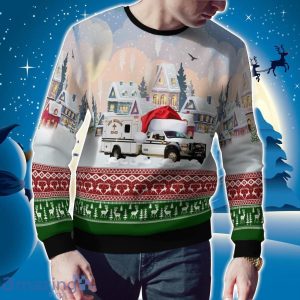 Louisiana New Orleans EMS AOP Ugly Sweater Christmas Gift Ideas image Louisiana New Orleans EMS AOP Ugly Sweater Christmas Gift Ideas Product Photo 2