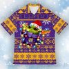 LSU Tigers Baby Yoda Star Wars Christmas Hawaiian Shirt