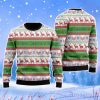 Lue Red Tacky Reindeer Xmas Pattern Christmas Unisex Ugly Sweater