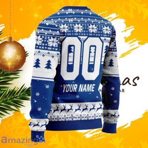 Man City Grinch Ugly Christmas Sweater Custom Number & Name Product Photo 3