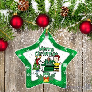 Marshall Thundering Herd Ceramic Ornament Snoopy Christmas Special Gift Product Photo 2