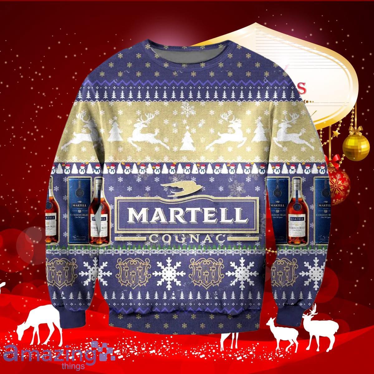 Martell Ugly Sweater Beer Drinking Christma Ugly Christmas Sweater Luxurious Gift For Men And Women Product Photo 1