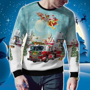 Maryland Hollywood Volunteer Fire Department Christmas Ugly Sweater Christmas Holidays Gift image Maryland Hollywood Volunteer Fire Department Christmas Ugly Sweater Christmas Holidays Gift Product Photo 2