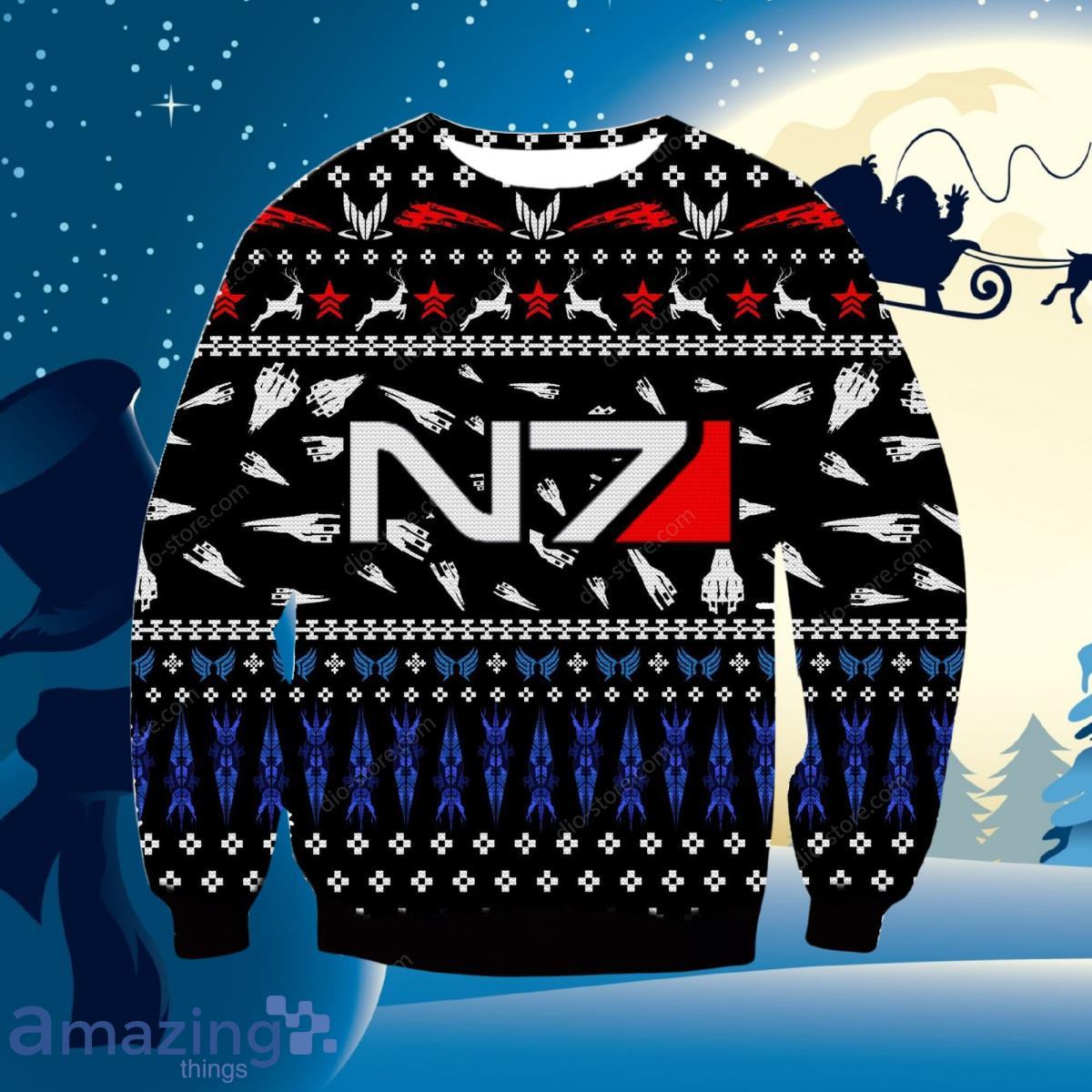 Mass effect 2025 christmas sweater