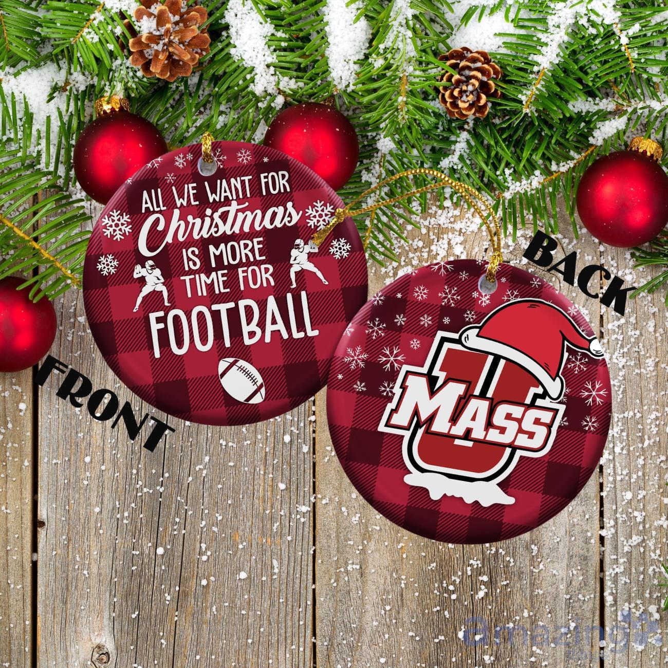 Massachusetts Minutemen Ceramic Ornament Christmas Pixel Art Tartan Background image Massachusetts Minutemen Ceramic Ornament Christmas Pixel Art Tartan Background Product Photo 1