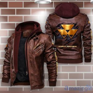 Massey Ferguson Leather Jacket Best Gift For Men Father's Day Gift image Massey Ferguson Leather Jacket Best Gift For Men Father's Day Gift Product Photo 2