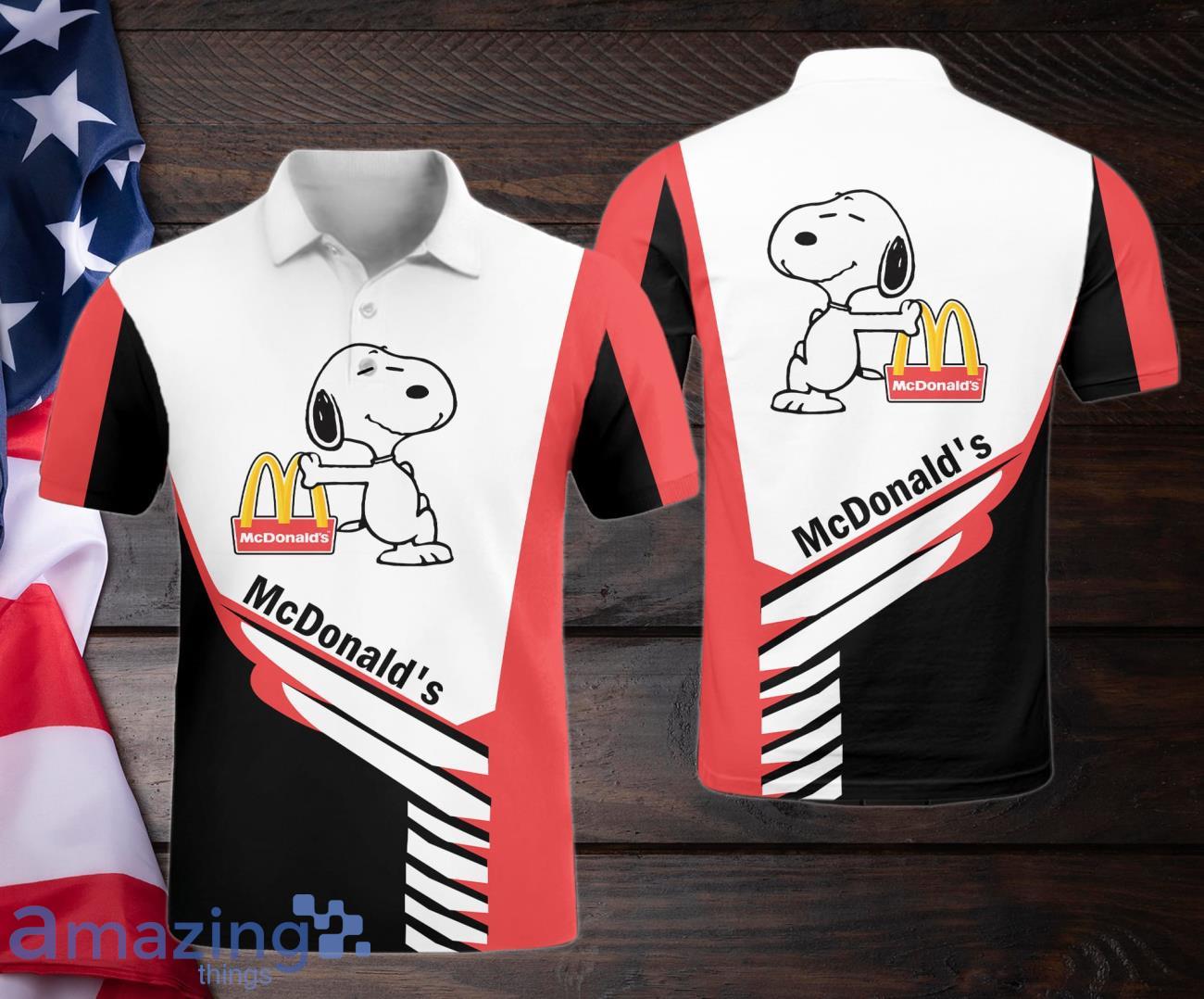 McDonald's Snoopy Polo Shirt For Men Women image McDonald's Snoopy Polo Shirt For Men Women