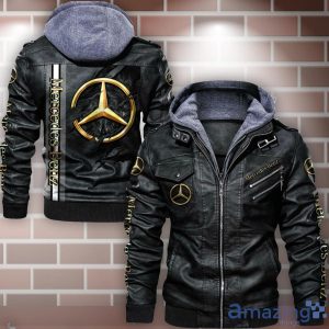 Mercedes-Benz Leather Jacket Special Gift For Men Product Photo 1