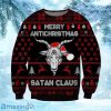 Merry Antichristmas Knitting Pattern Print Ugly Christmas Sweatshirt