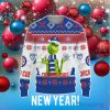 Merry Christmas Baseball American Grinch Cute Chicago Cubs 3D Sweater