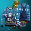 Merry Christmas Busch Light Ugly Christmas Sweater Style Gift For Men And Women