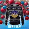 Merry Christmas Football American Baltimore Ravens Unisex 3D Ugly Christmas Sweater