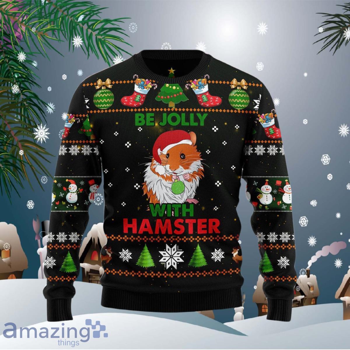 Hamster shop christmas sweater