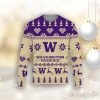 Merry Christmas Ugly Sweater Funny Washington Huskies Unisex Gifts For Fan