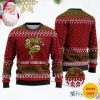 Merry Grinchmas Funny Grinch Red Christmas AOP Sweater