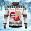 Merry Slothmas Ugly Christmas Sweater Gift Knitting Sweater