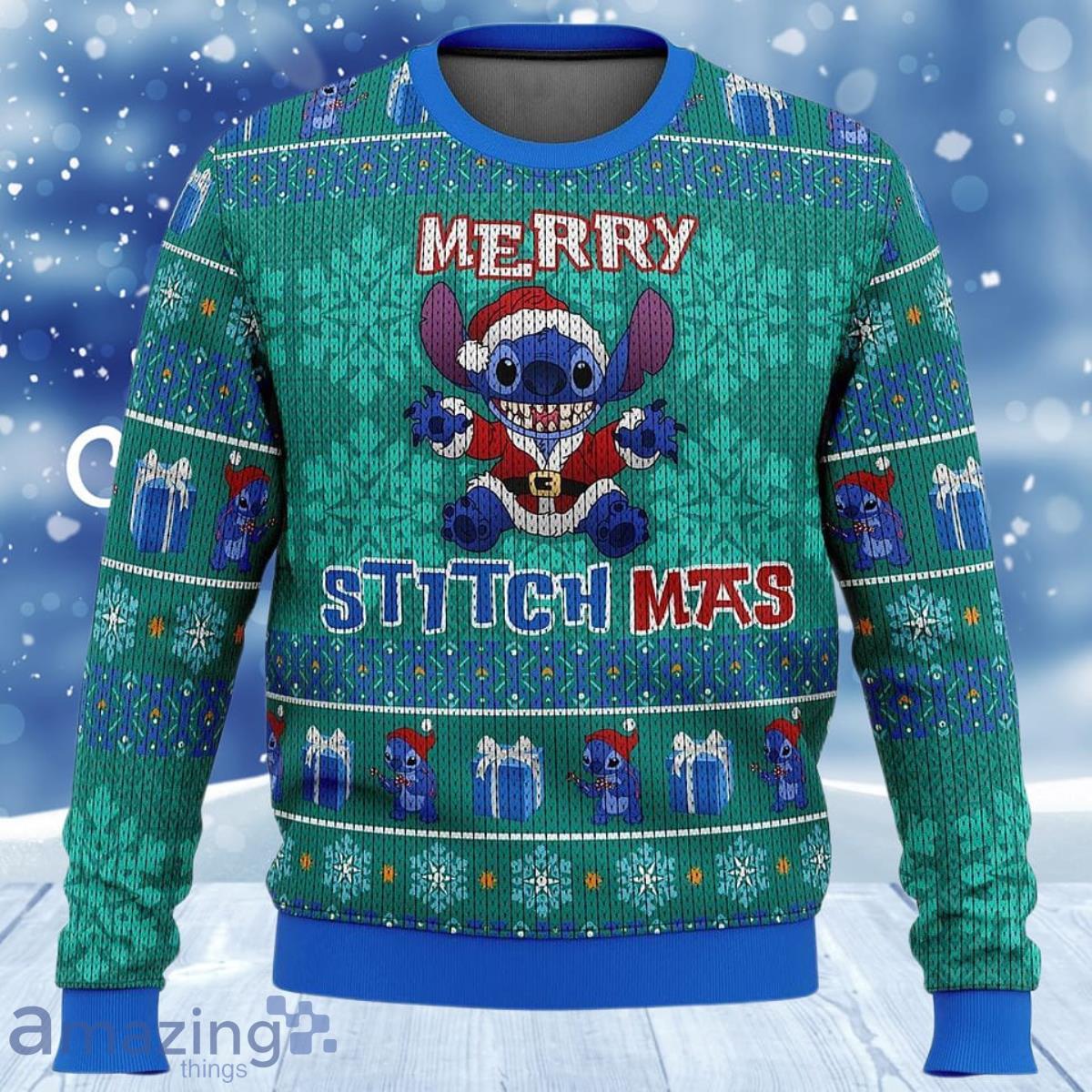 Merry Stitchmas Ugly Christmas Sweater Best Gift For Men Women Product Photo 1