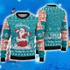 Miami Dolphins Santa Ugly Christmas Sweater 3D Gift For Fans