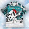 Miami Dolphins Snoopy Dabbing The Peanuts Christmas Hawaiian Shirt